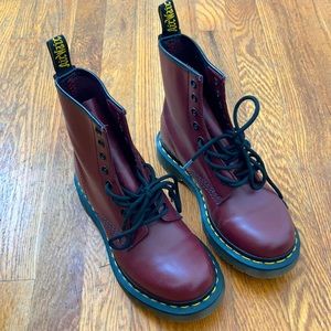 1460 Cherry Red Dr. Martens 8-eye boot